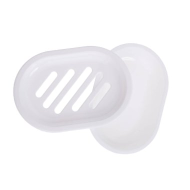 Farklı bakış açılarından açık sabun tabaklarını izole et.