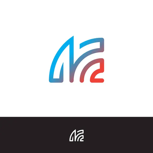 İlk N harfi simgesi logo tasarımı illüstrasyonlu wifi logosu