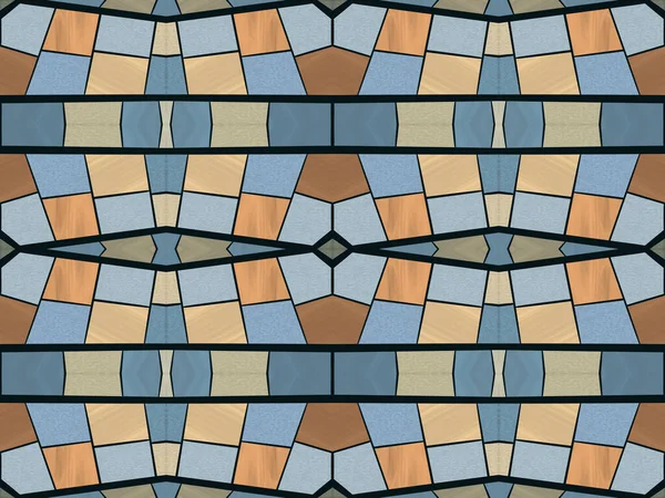 Digitale Illustration Für Ein Nahtloses Muster Mit Textur Und Glasmalerei — Stockfoto