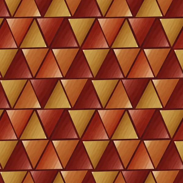 Bezszwowy Abstrakcyjny Wzór Trójkątami Kolorach Czerwonym Żółtym Pomarańczowym Dekoracji — Zdjęcie stockowe