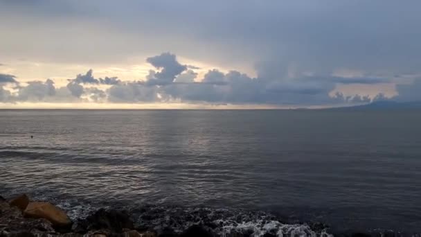 Tropiskt Landskap Stranden Puerto Vallarta Mexiko Soluppgång — Stockvideo