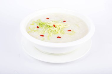 Domuz eti ve pilavlı fasulye çorbası.