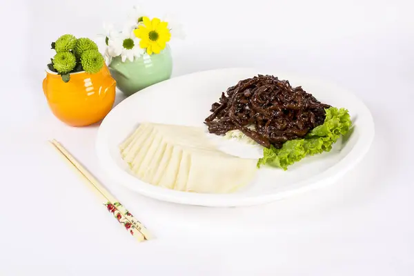 Kızarmış pilavın mutfak fotoğrafı.