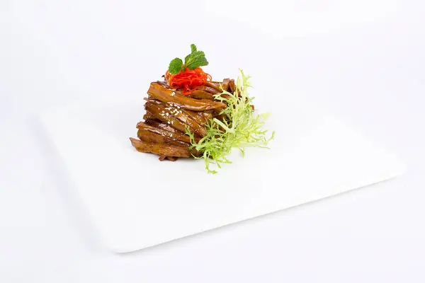 Kızarmış domuz eti fotoğrafı.