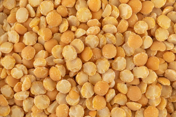 Κίτρινο Split Ξηρά Μπιζέλια Γκρο Πλαν Πλήρη Πλαίσιο Φυτικές Πρωτεΐνες — Φωτογραφία Αρχείου