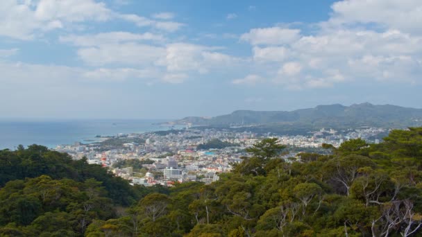 Časová Prodleva Města Nago Prefektura Okinawa Japonsko — Stock video