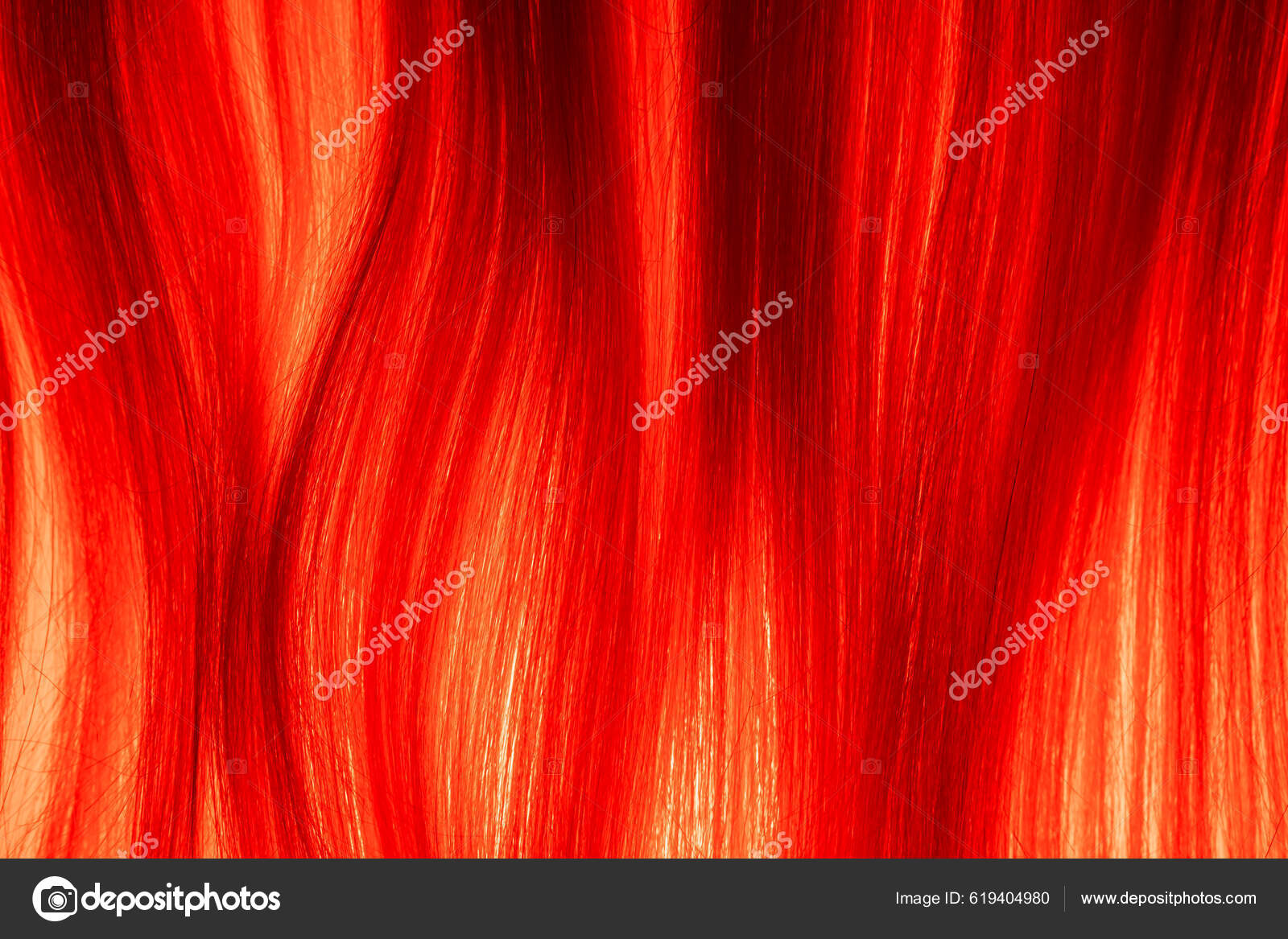 Textura Cabelo Penteado Loiro Iluminado Pela Luz Vermelha Lantejoulas Cabelo  — Foto © KinoMasterDnepr #619404980, image size:1600x1167