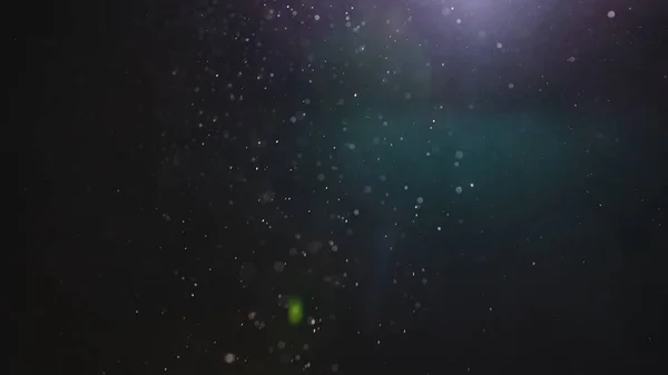 Makro Beyaz Toz Bulutu Kar Duman Buhar Sisli Işık Işınları — Stok fotoğraf