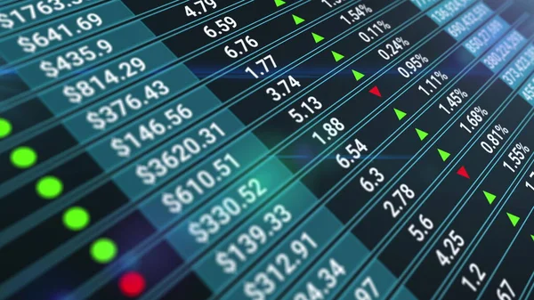 Abstrakti Tausta Osakemarkkinoiden Numeroilla Valuuttakurssikartta Sinisellä Taustalla Taloudellinen Käsite Pörssitiedot — kuvapankkivalokuva