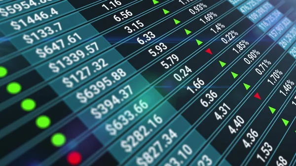 Abstrakti Tausta Osakemarkkinoiden Numeroilla Valuuttakurssikartta Sinisellä Taustalla Taloudellinen Käsite Pörssitiedot — kuvapankkivalokuva