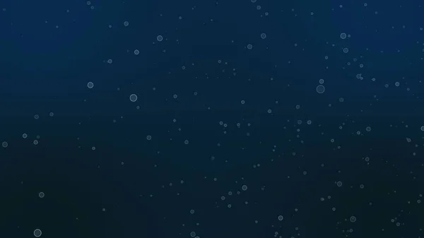 Luftbubblor Olika Storlekar Som Flyter Vattnet Havsbakgrund Blått Vatten Med — Stockfoto