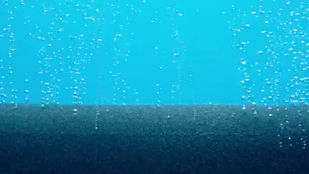 Gri Paralon Kompresör Tüpünden Çıkan Suyun Altında Filtre Olan Küçük — Stok video
