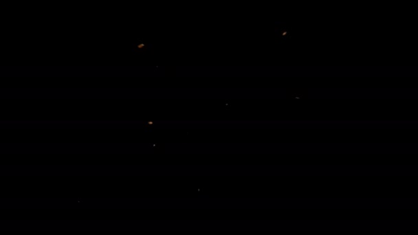 Вид Знизу Ізольована Макрозйомка Захоплює Багато Насіння Льону Лляні Насінини — стокове відео