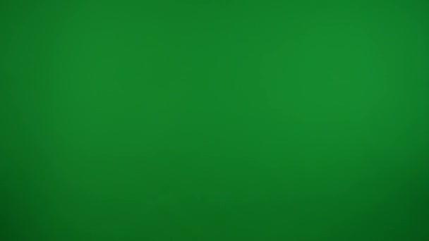 Detalle Pantalla Verde Aislado Croma Clave Vídeo Captura Momias Mano — Vídeos de Stock