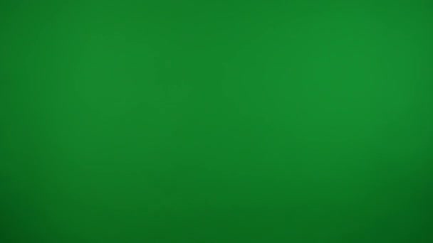 Detalle Pantalla Verde Aislado Croma Clave Vídeo Captura Mano Momias — Vídeos de Stock