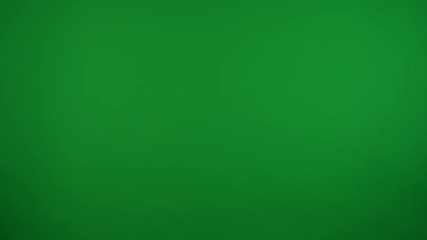 Detalle Pantalla Verde Aislado Croma Clave Vídeo Captura Mano Momias — Vídeos de Stock