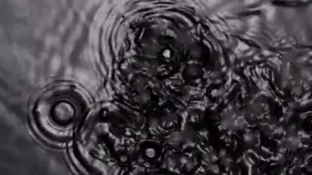 Voda Zdravý Kreativní Abstraktní Koncept Zavřít Studio Záběr Aqua Povrchu — Stock video