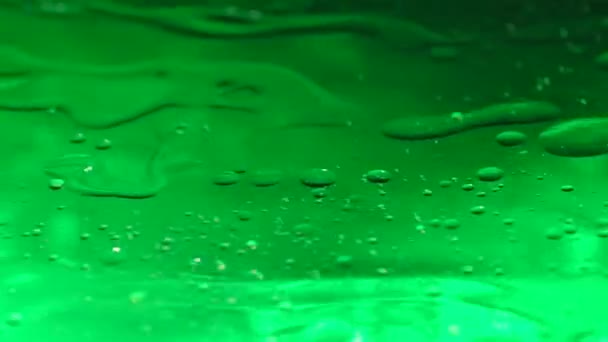 Вода Жидкость Смешивают Творческую Абстрактную Концепцию Крупный План Аква Поверхности — стоковое видео
