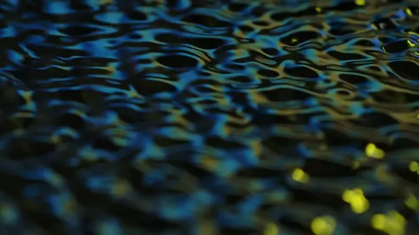Water and light creative abstract advertisement concept. Close up shot of surface texture. Beautiful dark neon light water surface with circles and waves, abstract background, wallpaper template.