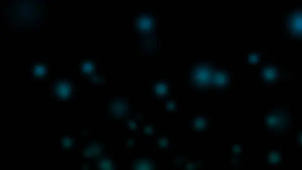 Einer Nahaufnahme Auf Schwarzem Hintergrund Sind Blaulichter Sehen Glühbirnen Sie — Stockfoto