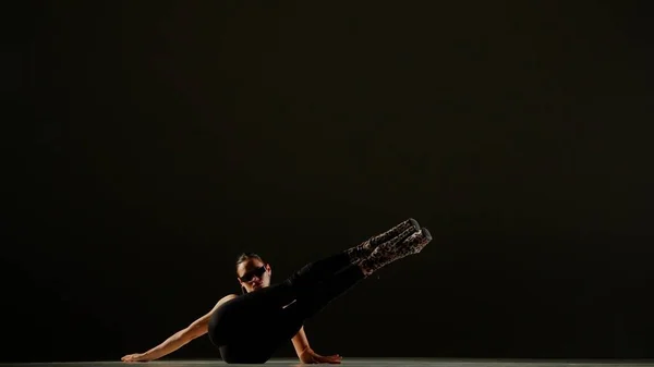 Style Danse Moderne Concept Publicitaire Créatif Portrait Danseuse Danseuse Séduisante — Photo