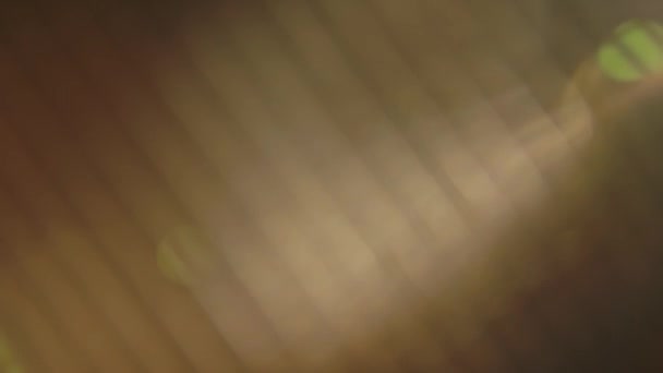 抽象的な金色の茶色の分解されたブラーボケのライトの背景 — ストック動画
