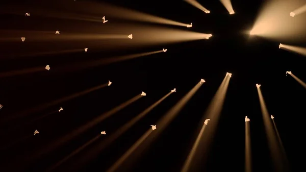 Sahne Işıkları Teknolojinin Yaratıcı Konsepti Işıkları Yakın Çekim Yapın Siyah — Stok fotoğraf