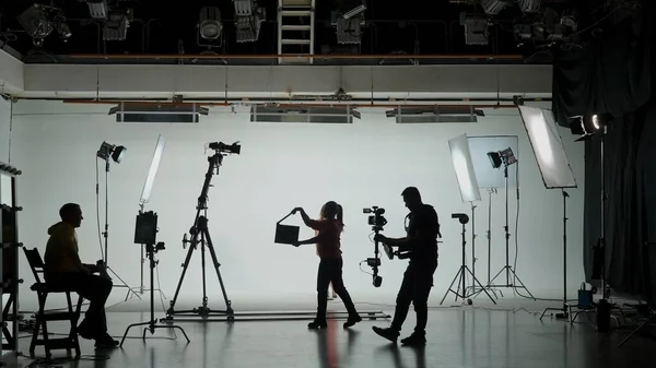Music Clip Studio Set Ammunta Hip Hop Video Dance Scene — kuvapankkivalokuva