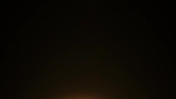 Рамці Чорному Тлі Зображує Абстракцію Палаючий Матч Вогонь Демонстрація Руху — стокове відео