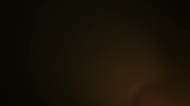 Рамка Изображает Абстрактное Изображение Черном Фоне Изолированном Огонь Блики Движения — стоковое видео