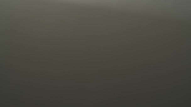 Gęsta Szara Mgła Mgła Skuteczna Faktura Oparów Mgły Dymu Tekstura — Wideo stockowe