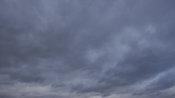 Viharfelhők Timelapse Sötét Felhők Zárják Napot Vihar Előtt Hdr Bt2020 — Stock videók