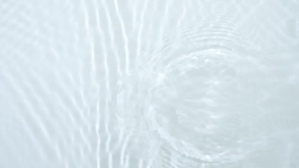Белая Волна Абстрактный Рябь Текстуры Воды Фон — стоковое видео