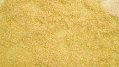 Arka plan olarak sualtı kumlu sahilin dokusu, üst manzara.