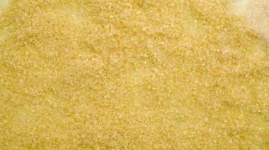 Arka plan olarak sualtı kumlu sahilin dokusu, üst manzara.