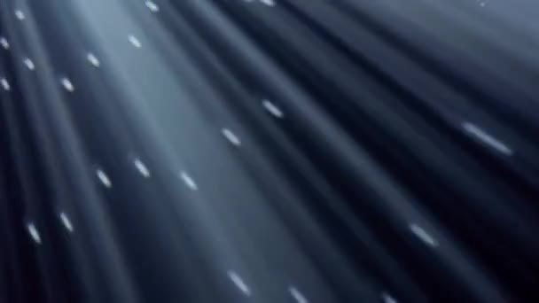 Video Karanlığı Delip Geçen Beyaz Işık Çizgileriyle Sahne Işıklarının Dinamik — Stok video