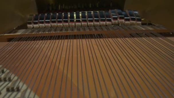 Musica Strumenti Concetto Pubblicità Creativa Primo Piano Ripresa Studio Pianoforte — Video Stock