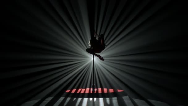 Estilo Dança Moderna Coreografia Conceito Criativo Retrato Uma Jovem Dançarina — Vídeo de Stock