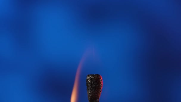 Fósforo Arde Con Una Llama Brillante Irradiando Calor Luz Las — Vídeos de Stock