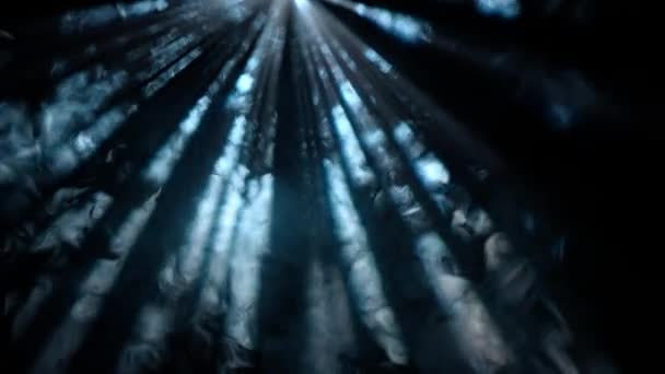 Професійне Сценічне Обладнання Концепція Творчої Реклами Блискавок Студійний Знімок Проекторного — стокове відео