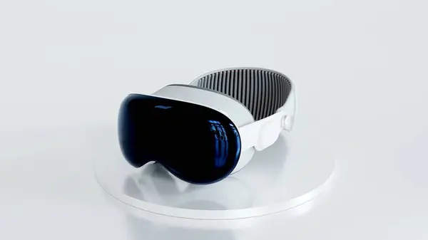 Apple Vision Pro High Tech Futuristic Teknologi Briller Virtuell Virkelighet stockfoto