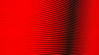 Bu resim, aydınlatma piksellerinden oluşan bir ızgarayla aydınlık bir LED ışık panelinin modern ve teknolojik bir dokuyu oluşturan yakın görüntüsünü gösterir..