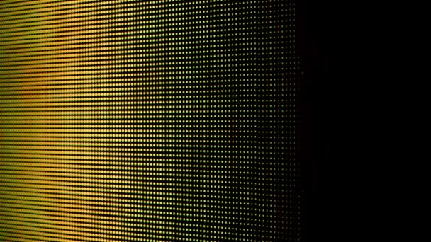 Digital Technology Concept Digital Pixel Screen Neon Light Footage Changing — Stock Video