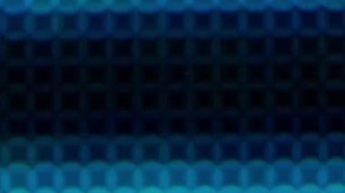 Dijital LED panelin makro görüntüsü. Resim, bir ızgarada sıralanmış RGB piksellerini vurgular. Ekranda yanıp sönen ve epileptik arızalar.