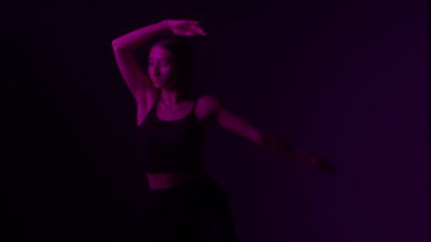 Sumérgete Esencia Del Hip Hop Donde Los Movimientos Baile Fluido — Vídeos de Stock
