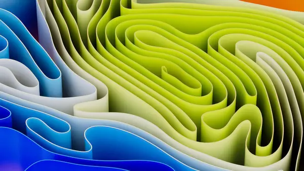 Vackra Abstrakta Färgglada Tyg Labyrint — Stockfoto