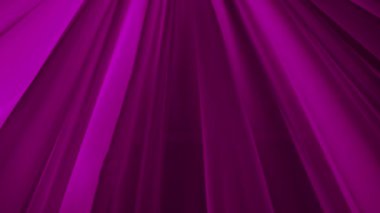 Rüzgarın savurduğu renkli tül kumaşlı pencereler. Açık bir pencereden süzülen pembe neon ışıkla renklendirilmiş şeffaf ipek perdeler, tekstil üzerine yansıyan gölgeler..