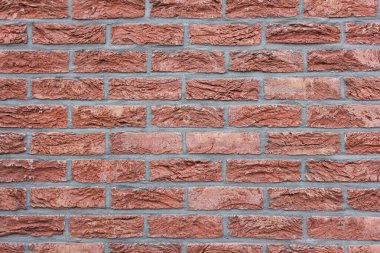 Tuğla arka planı. Taş dokusu. Kırmızı dış duvar.