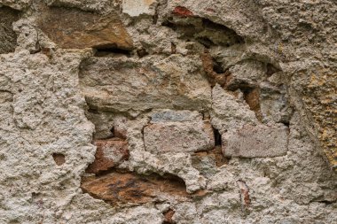 Eski bir evin duvarının rengi..