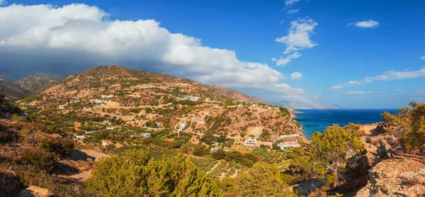 Beautiful Landscape Coast Island Crete Greece Area Lerapetra Eden Rock — Fotografia de Stock